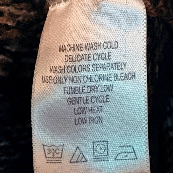 Chadwicks Black and Brown Patterned Sweater - Picture 5 of 10